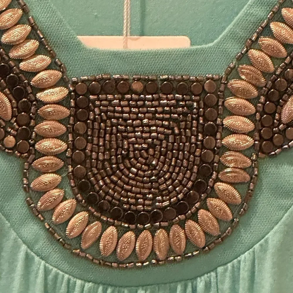 White Mark Womens V Neck Short Sleeve Tunic Top mint Women's Top - Picture 8 of 14